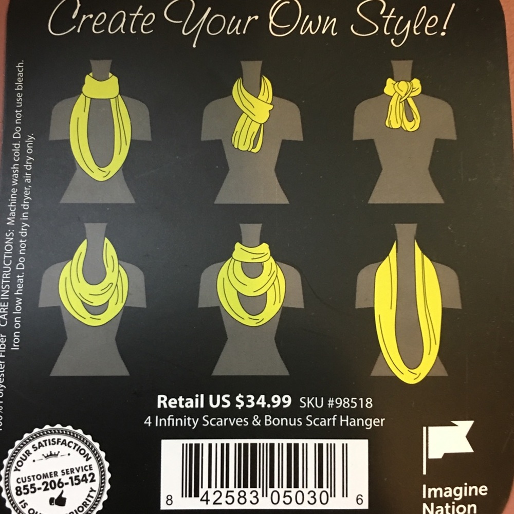 🧣Clearance 🧣Infinity Scarves with hanger - Picture 7 of 7